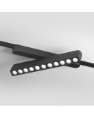 DK5338-BK Светильник для трека Air, серия Grill 4000 со светодиодом, L230*W26*H60мм, 48V DC, 12W, RA?90, 36°, 4000K, IP20, черный, алюминий