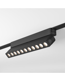 DK5338-BK Светильник для трека Air, серия Grill 4000 со светодиодом, L230*W26*H60мм, 48V DC, 12W, RA?90, 36°, 4000K, IP20, черный, алюминий