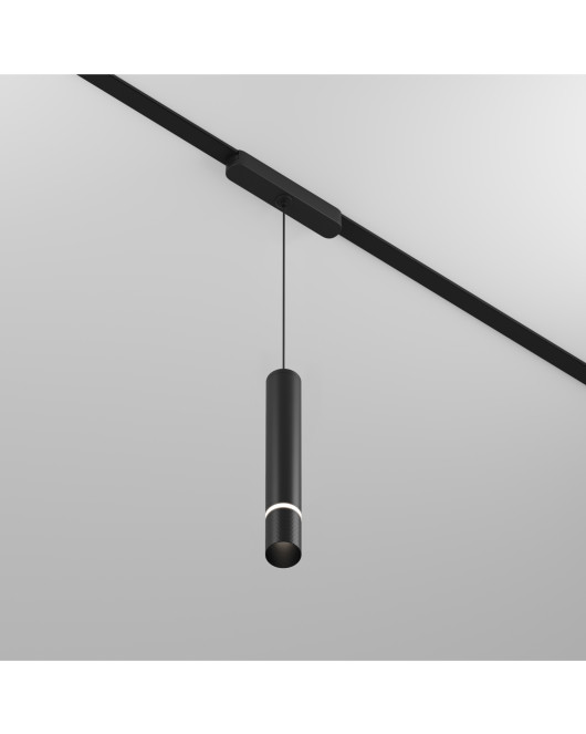 DK5345-BK Светильник для трека Air, серия Hang 4000 со светодиодом, ?35*257мм, 48V DC, 5W, RA?95, 24°, 4000K, IP20, черный, алюминий