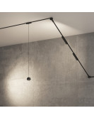 DK5346-BK Светильник для трека Air, серия Hang 4000 со светодиодом, ?80*76мм, 48V DC, 5W, RA?95, 120°, 4000K, IP20, черный, алюминий