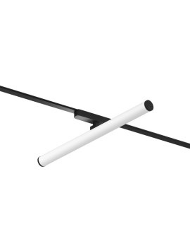 DK5355-BK Светильник для трека Air, серия Ray 4000 со светодиодом, L500*W35*H79mm,?33, 48V DC, 12W, RA?90, 120°, 4000K, IP20, черный, алюминий