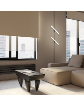 DK5355-BK Светильник для трека Air, серия Ray 4000 со светодиодом, L500*W35*H79mm,?33, 48V DC, 12W, RA?90, 120°, 4000K, IP20, черный, алюминий