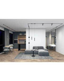 DK5360-BK Светильник для трека Air, серия Linear 2700-6500 со светодиодом, L230*W26*H36мм, 48V DC, 9W, RA?90, 120°, 2700-6500K, IP20, черный, алюминий