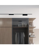 DK5363-BK Светильник для трека Air, серия Linear 2700-6500 со светодиодом, L230*W26*H60мм, 48V DC, 9W, RA?90, 120°, 2700-6500K, IP20, черный, алюминий