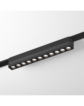 DK5365-BK Светильник для трека Air, серия Grill 2700-6500 со светодиодом, L230*W26*H36мм, 48V DC, 12W, RA?90, 36°, 2700-6500K, IP20, черный, алюминий