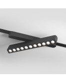 DK5368-BK Светильник для трека Air, серия Grill 2700-6500 со светодиодом, L230*W26*H60мм, 48V DC, 12W, RA?90, 36°, 2700-6500K, IP20, черный, алюминий