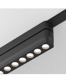 DK5368-BK Светильник для трека Air, серия Grill 2700-6500 со светодиодом, L230*W26*H60мм, 48V DC, 12W, RA?90, 36°, 2700-6500K, IP20, черный, алюминий