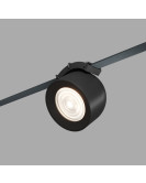 DK5540-BK Поворотный светильник для трека-ремня Belty, серия Spot, со светодиодом, D100*H107мм, 48V DC, 12W, RA90, 38°, 4000K, IP20, черный, алюминий