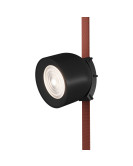 DK5540-BK Поворотный светильник для трека-ремня Belty, серия Spot, со светодиодом, D100*H107мм, 48V DC, 12W, RA90, 38°, 4000K, IP20, черный, алюминий