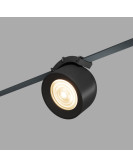 DK5541-BK Поворотный светильник для трека-ремня Belty, серия Spot, со светодиодом, D100*H107мм, 48V DC, 12W, RA90, 38°, 3000K, IP20, черный, алюминий