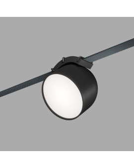 DK5542-BK Поворотный светильник для трека-ремня Belty, серия Spot, со светодиодом, D100*H107мм, 48V DC, 12W, RA90, 120°, 4000K, IP20, черный, алюминий
