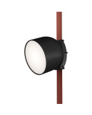 DK5542-BK Поворотный светильник для трека-ремня Belty, серия Spot, со светодиодом, D100*H107мм, 48V DC, 12W, RA90, 120°, 4000K, IP20, черный, алюминий