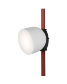 DK5543-WH+BK Поворотный светильник для трека-ремня Belty, серия Spot, со светодиодом, D100*H107мм, 48V DC, 12W, RA90, 120°, 3000K, IP20, белый с черным, алюминий DK5543-WH+BK Поворотный светильник для трека-ремня Belty, серия Spot, со светодиодом, D100*H107мм, 48V DC, 12W, RA90, 120°, 3000K, IP20, белый с черным, алюминий