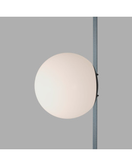 DK5550-BK Cветильник для трека-ремня Belty, серия Orb, со светодиодом, D150*H147мм, 48V DC, 10W, RA90, 120°, 4000K, IP20, белый, акрил
