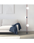 DK5550-BK Cветильник для трека-ремня Belty, серия Orb, со светодиодом, D150*H147мм, 48V DC, 10W, RA90, 120°, 4000K, IP20, белый, акрил