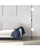DK5551-BK Cветильник для трека-ремня Belty, серия Orb, со светодиодом, D150*H147мм, 48V DC, 10W, RA90, 120°, 3000K, IP20, белый, акрил