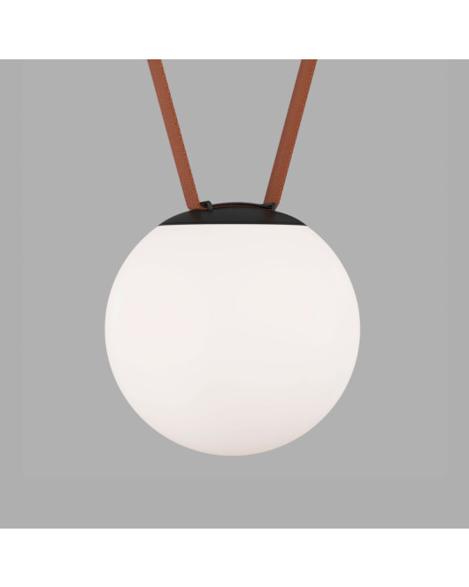 DK5552-BK Cветильник для трека-ремня Belty, серия Orb, со светодиодом, D180*H181мм, 48V DC, 10W, RA90, 120°, 4000K, IP20, белый, акрил