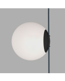 DK5552-BK Cветильник для трека-ремня Belty, серия Orb, со светодиодом, D180*H181мм, 48V DC, 10W, RA90, 120°, 4000K, IP20, белый, акрил