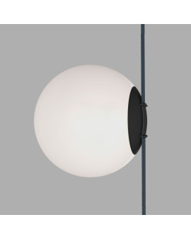 DK5552-BK Cветильник для трека-ремня Belty, серия Orb, со светодиодом, D180*H181мм, 48V DC, 10W, RA90, 120°, 4000K, IP20, белый, акрил