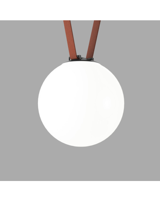 DK5554-BK Cветильник для трека-ремня Belty, серия Orb, со светодиодом, D230*H236мм, 48V DC, 15W, RA90, 120°, 4000K, IP20, черный, акрил