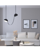 DK5560-BK Cветильник для трека-ремня Belty, серия Flow со светодиодом, D220*H117мм, 48V DC, 24W, RA90, 120°, 4000K, IP20, черный, алюминий