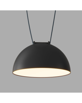 DK5561-BK Cветильник для трека-ремня Belty, серия Flow со светодиодом, D220*H117мм, 48V DC, 24W, RA90, 120°, 3000K, IP20, черный, алюминий