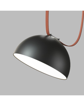 DK5562-BK Cветильник для трека-ремня Belty, серия Flow со светодиодом, D300*H171мм, 48V DC, 28W, RA90, 120°, 4000K, IP20, черный, алюминий