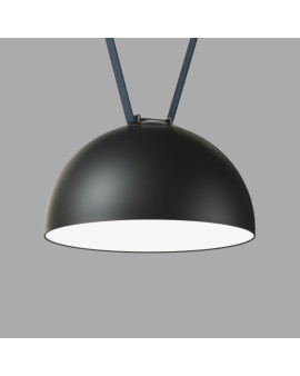 DK5562-BK Cветильник для трека-ремня Belty, серия Flow со светодиодом, D300*H171мм, 48V DC, 28W, RA90, 120°, 4000K, IP20, черный, алюминий