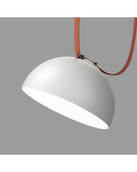 DK5562-WH+BK Cветильник для трека-ремня Belty, серия Flow со светодиодом, D300*H171мм, 48V DC, 28W, RA90, 120°, 4000K, IP20, белый с черным, алюминий