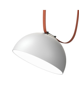 DK5562-WH+BK Cветильник для трека-ремня Belty, серия Flow со светодиодом, D300*H171мм, 48V DC, 28W, RA90, 120°, 4000K, IP20, белый с черным, алюминий