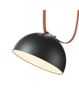 DK5563-BK Cветильник для трека-ремня Belty, серия Flow со светодиодом, D300*H171мм, 48V DC, 28W, RA90, 120°, 3000K, IP20, черный, алюминий