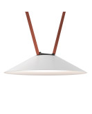 DK5564-WH+BK Cветильник для трека-ремня Belty, серия Flow, со светодиодом, D300*H71мм, 48V DC, 20W, RA90, 120°, 4000K, IP20, белый с черным, алюминий