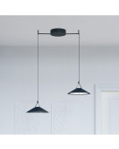 DK5565-BK Cветильник для трека-ремня Belty, серия Flow, со светодиодом, D300*H71мм, 48V DC, 20W, RA90, 120°, 3000K, IP20, черный, алюминий