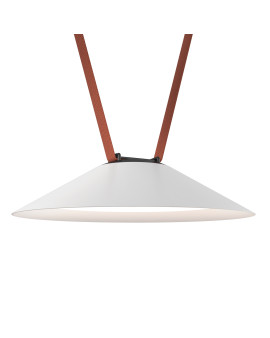 DK5565-WH+BK Cветильник для трека-ремня Belty, серия Flow, со светодиодом, D300*H71мм, 48V DC, 12W, RA90, 120°, 3000K, IP20, белый с черным, алюминий