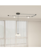 DK5565-WH+BK Cветильник для трека-ремня Belty, серия Flow, со светодиодом, D300*H71мм, 48V DC, 12W, RA90, 120°, 3000K, IP20, белый с черным, алюминий DK5565-WH+BK Cветильник для трека-ремня Belty, серия Flow, со светодиодом, D300*H71мм, 48V DC, 12W, RA90, 120°, 3000K, IP20, белый с черным, алюминий
