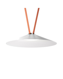 DK5568-WH+BK Cветильник для трека-ремня Belty, серия Flow, со светодиодом, D600*H122мм, 48V DC, 24W, RA90, 120°, 4000K, IP20, белый с черным, алюминий