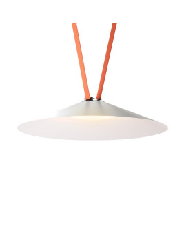 DK5569-WH+BK Cветильник для трека-ремня Belty, серия Flow, со светодиодом, D600*H122мм, 48V DC, 24W, RA90, 120°, 3000K, IP20, белый с черным, алюминий