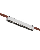 DK5570-WB Cветильник для трека-ремня Belty, серия Grill, со светодиодом, L323*W40*H45мм, 48V DC, 12W, RA90, 24°, 4000K, IP20, белый с черным, алюминий DK5570-WB Cветильник для трека-ремня Belty, серия Grill, со светодиодом, L323*W40*H45мм, 48V DC, 12W, RA90, 24°, 4000K, IP20, белый с черным, алюминий