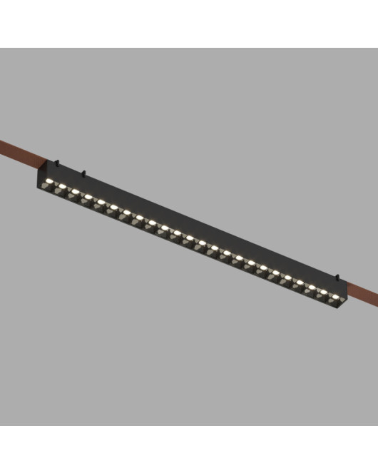 DK5572-BK Cветильник для трека-ремня Belty, серия Grill, со светодиодом, L642*W40*H45мм, 48V DC, 24W, RA90, 24°, 4000K, IP20, черный, алюминий DK5572-BK Cветильник для трека-ремня Belty, серия Grill, со светодиодом, L642*W40*H45мм, 48V DC, 24W, RA90, 24°, 4000K, IP20, черный, алюминий