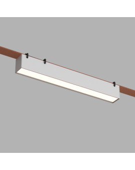 DK5574-WH Cветильник для трека-ремня Belty, серия Linear, со светодиодом, L323*W40*H45мм, 48V DC, 12W, RA90, 120°, 4000K, IP20, белый, алюминий