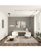 DK5574-WH Cветильник для трека-ремня Belty, серия Linear, со светодиодом, L323*W40*H45мм, 48V DC, 12W, RA90, 120°, 4000K, IP20, белый, алюминий