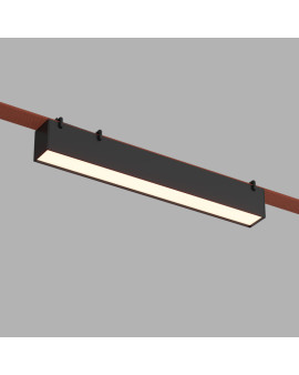 DK5575-BK Cветильник для трека-ремня Belty, серия Linear, со светодиодом, L323*W40*H45мм, 48V DC, 12W, RA90, 120°, 3000K, IP20, черный, алюминий