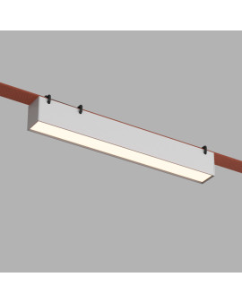 DK5575-WH Cветильник для трека-ремня Belty, серия Linear, со светодиодом, L323*W40*H45мм, 48V DC, 12W, RA90, 120°, 3000K, IP20, белый, алюминий