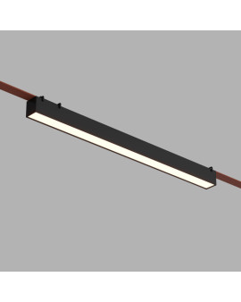 DK5576-BK Cветильник для трека-ремня Belty, серия Linear, со светодиодом, L642*W40*H45мм, 48V DC, 24W, RA90, 120°, 4000K, IP20, черный, алюминий