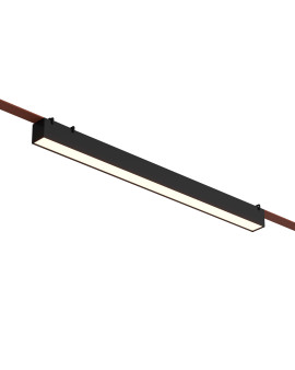 DK5576-BK Cветильник для трека-ремня Belty, серия Linear, со светодиодом, L642*W40*H45мм, 48V DC, 24W, RA90, 120°, 4000K, IP20, черный, алюминий