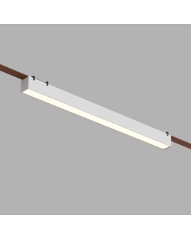 DK5576-WH Cветильник для трека-ремня Belty, серия Linear, со светодиодом, L642*W40*H45мм, 48V DC, 24W, RA90, 120°, 4000K, IP20, белый, алюминий