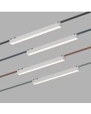 DK5576-WH Cветильник для трека-ремня Belty, серия Linear, со светодиодом, L642*W40*H45мм, 48V DC, 24W, RA90, 120°, 4000K, IP20, белый, алюминий