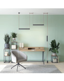 DK5577-BK Cветильник для трека-ремня Belty, серия Linear, со светодиодом, L642*W40*H45мм, 48V DC, 24W, RA90, 120°, 3000K, IP20, черный, алюминий