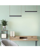DK5577-BK Cветильник для трека-ремня Belty, серия Linear, со светодиодом, L642*W40*H45мм, 48V DC, 24W, RA90, 120°, 3000K, IP20, черный, алюминий