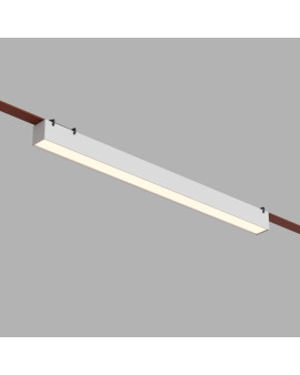 DK5577-WH Cветильник для трека-ремня Belty, серия Linear, со светодиодом, L642*W40*H45мм, 48V DC, 24W, RA90, 120°, 3000K, IP20, белый, алюминий